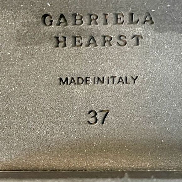 Gabriela Hearst Tera Brogue, size 37/7 black leather - Picture 12 of 15